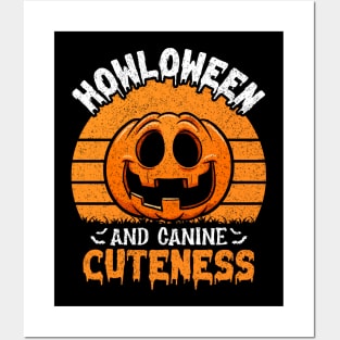 Pawsitively Spooktacular Howl-o-ween Dog Costume Posters and Art